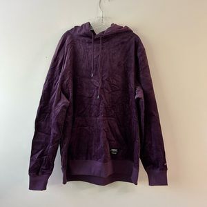 WESC purple corduroy jumper unisex